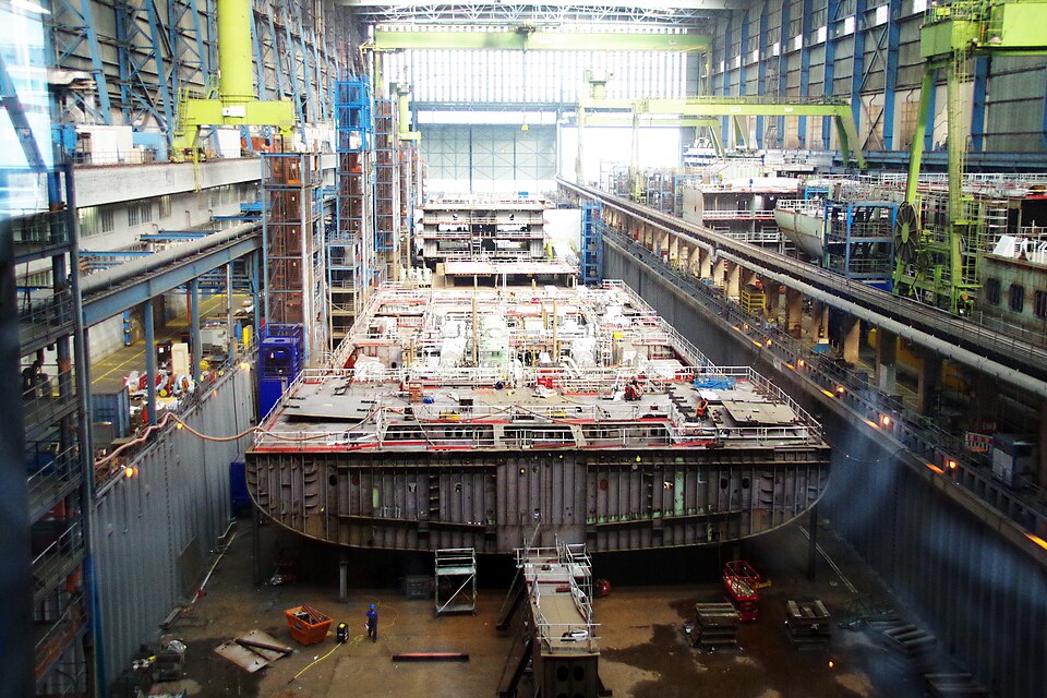Besichtigung Meyer-Werft, Papenburg